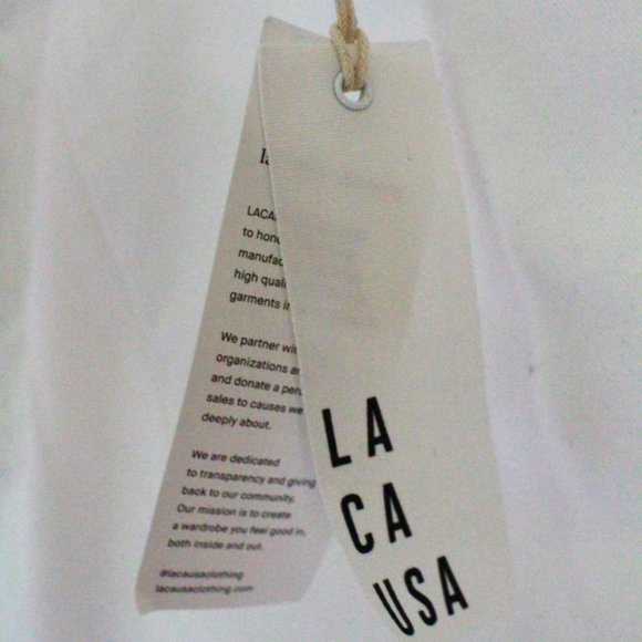 LACAUSA Brushed Stella Trouser Pants White US 10 - Picture 2 of 5